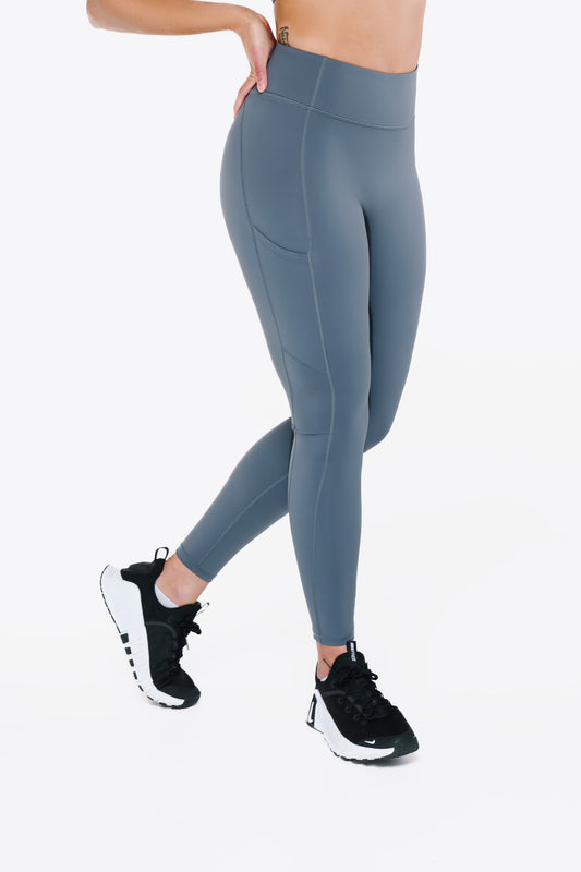 Legging Power - Blue Fog