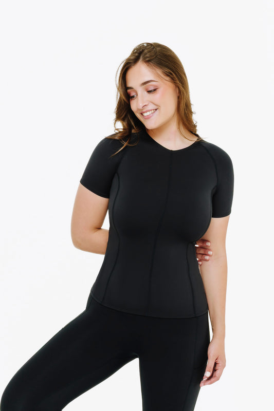 Top Power Manches Courtes - Black