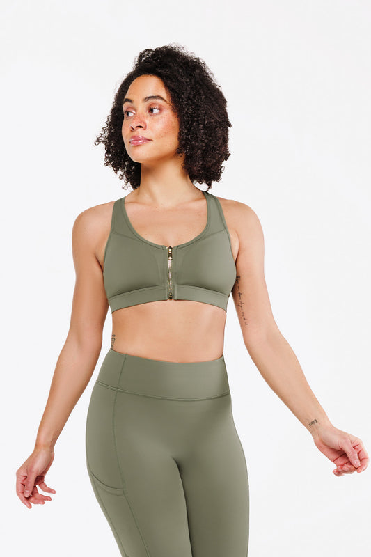 Brassière ZipTech - Forest Mist