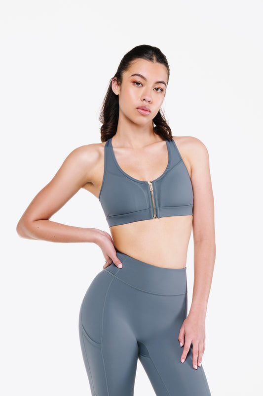 Brassière ZipTech - Blue Fog
