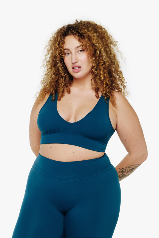 Brassière Crossed Back - Deep Sea