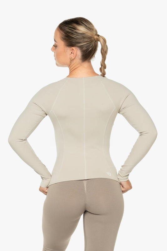 Veste ZipTech - Nude