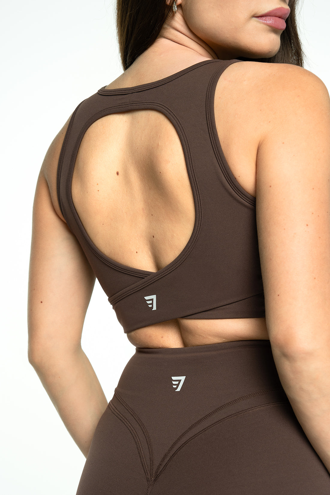 Brassière Crossed Back - Espresso
