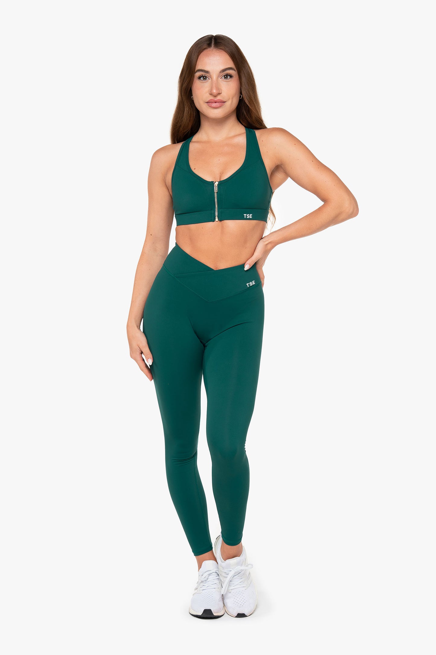 Brassière ZipTech - Teal