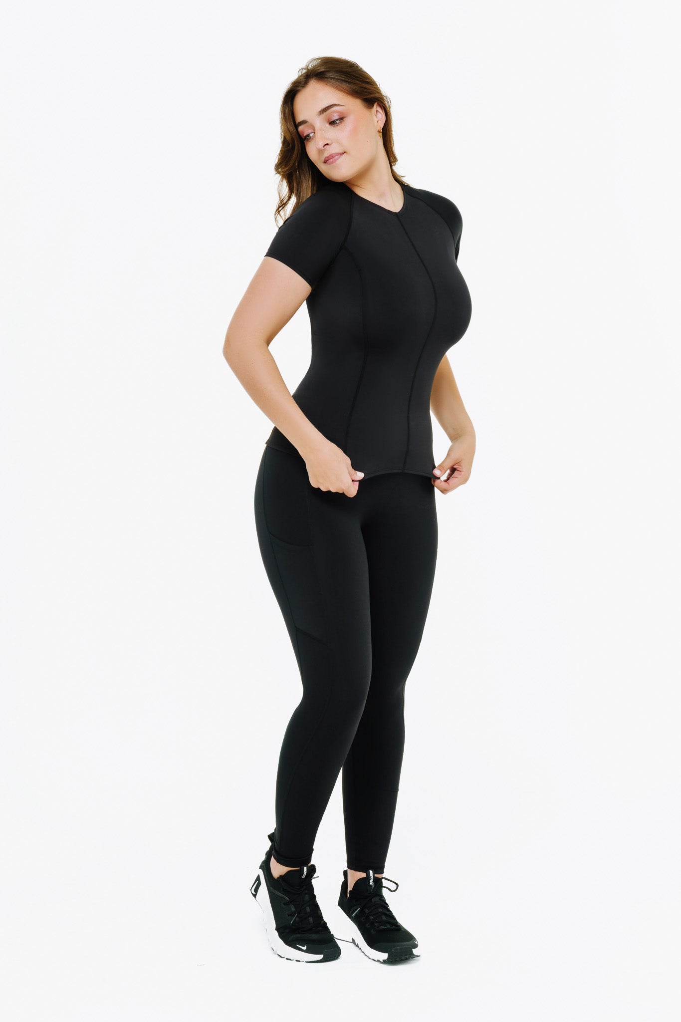 Top Power Manches Courtes - Black