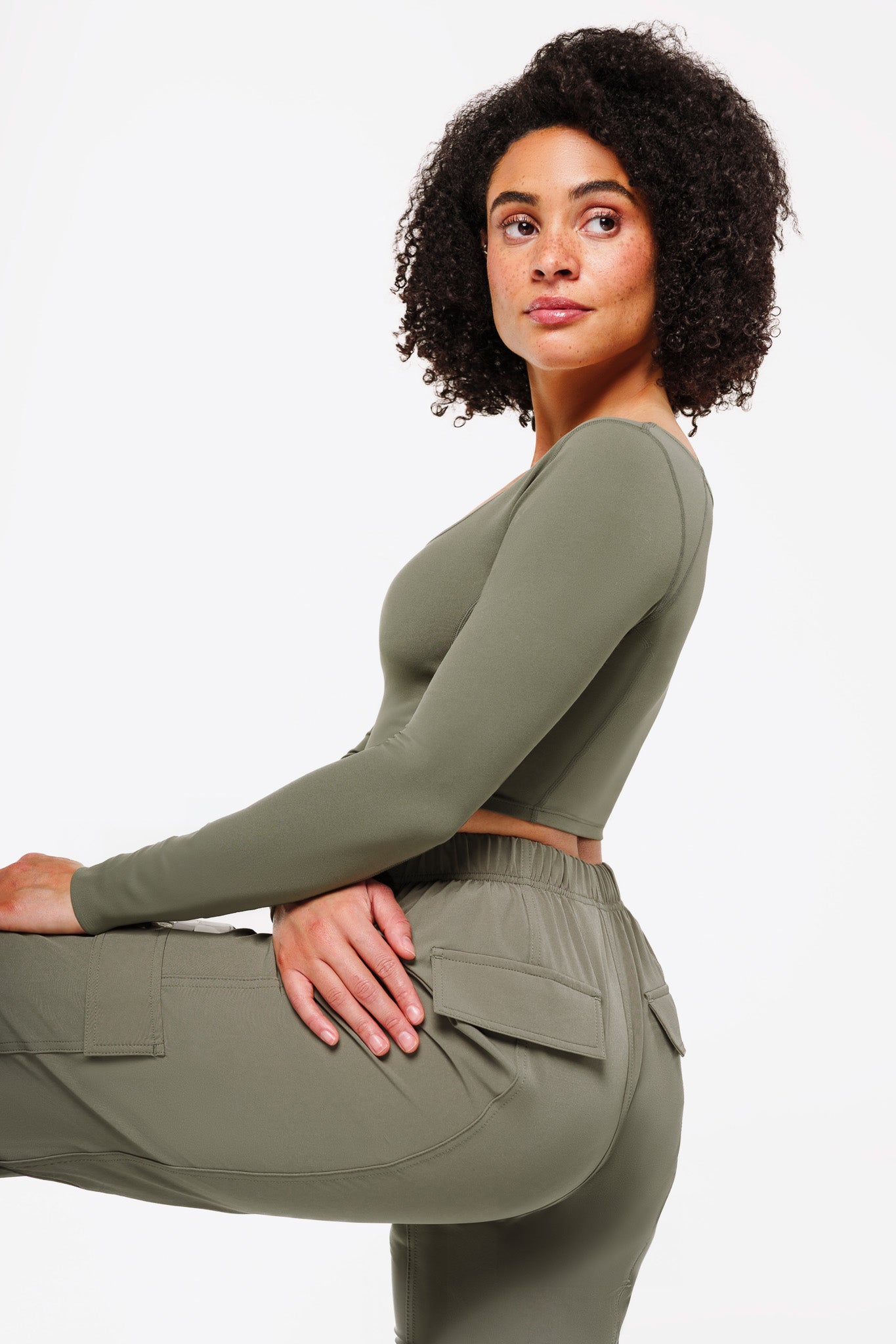 Pantalon Cargo - Forest Mist