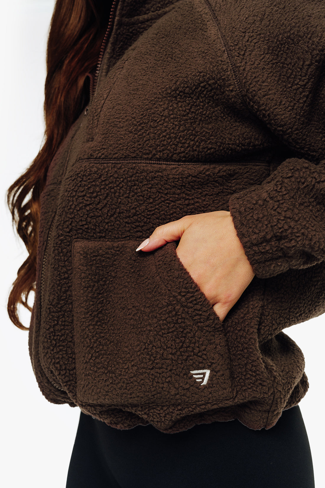 Veste Sherpa - Dark Mocha