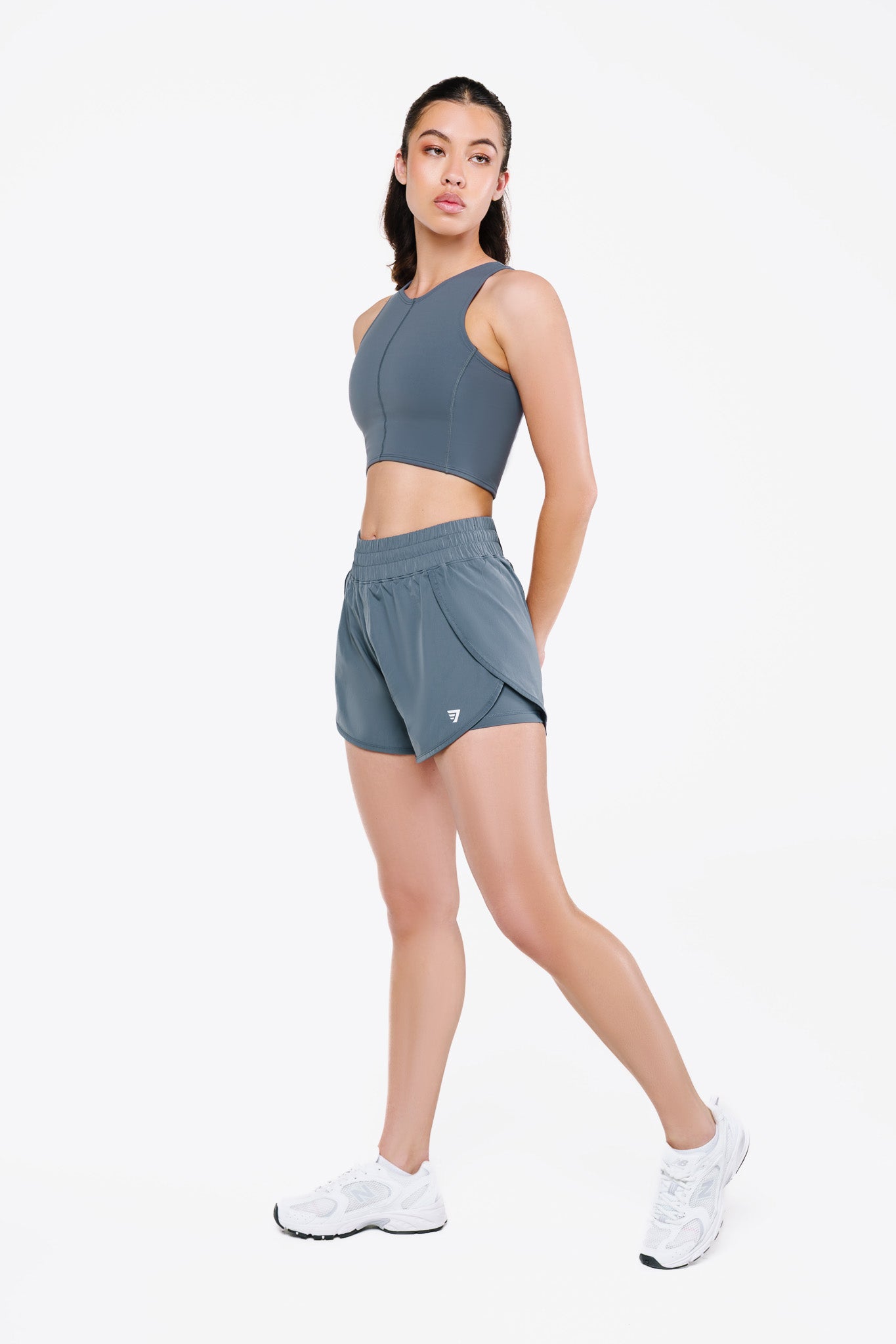Short 2in1 - Blue Fog