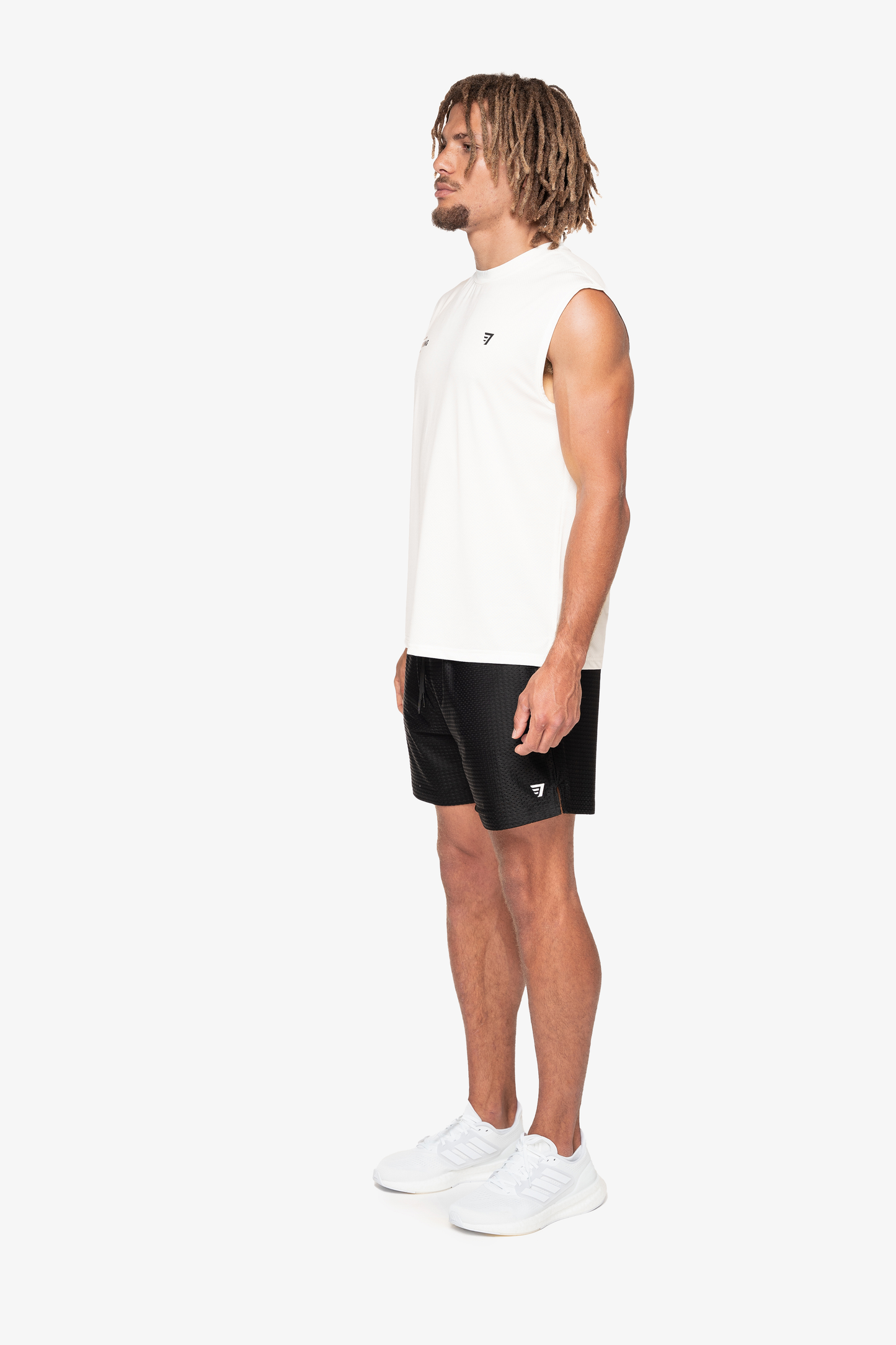 CUT OFF LIGHT MESH - WHITE