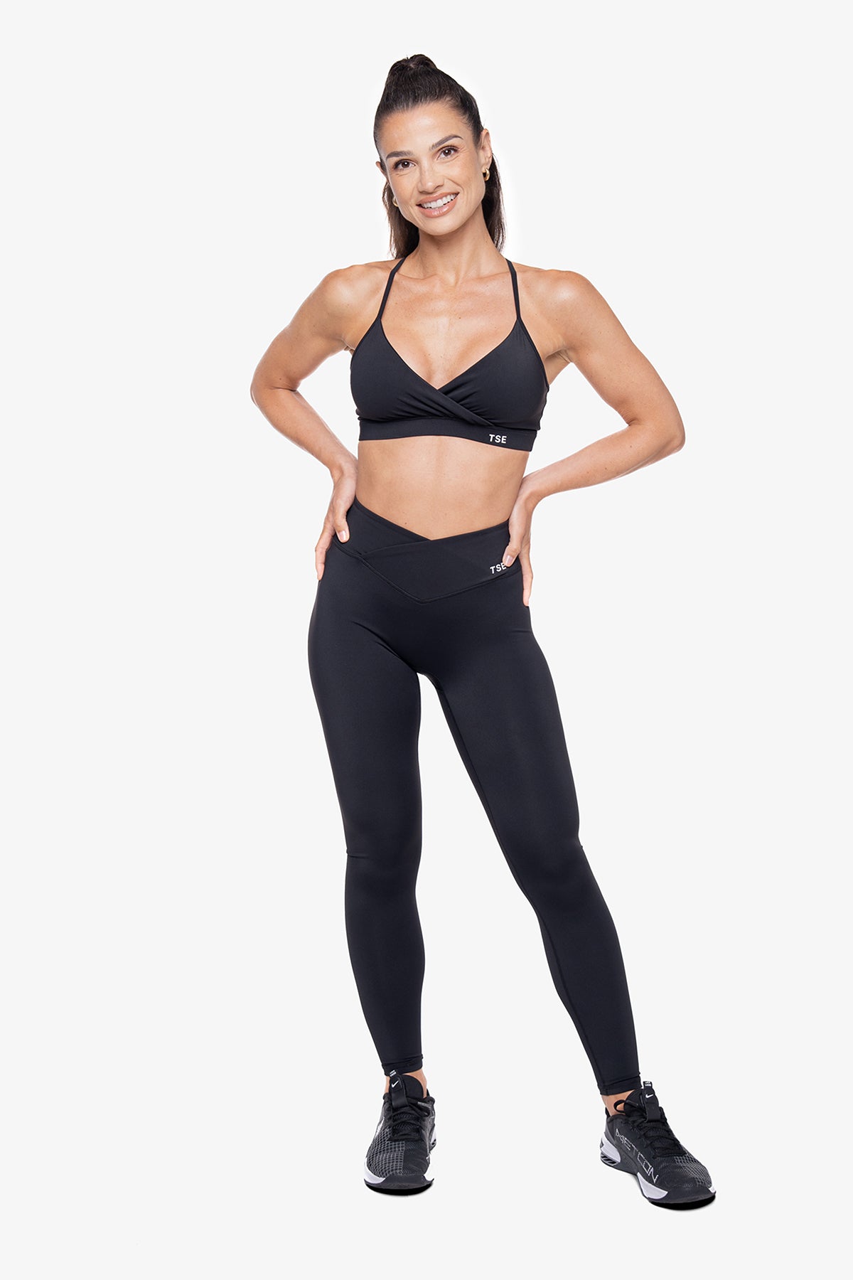 Brassière Crossed Ajustable - Black