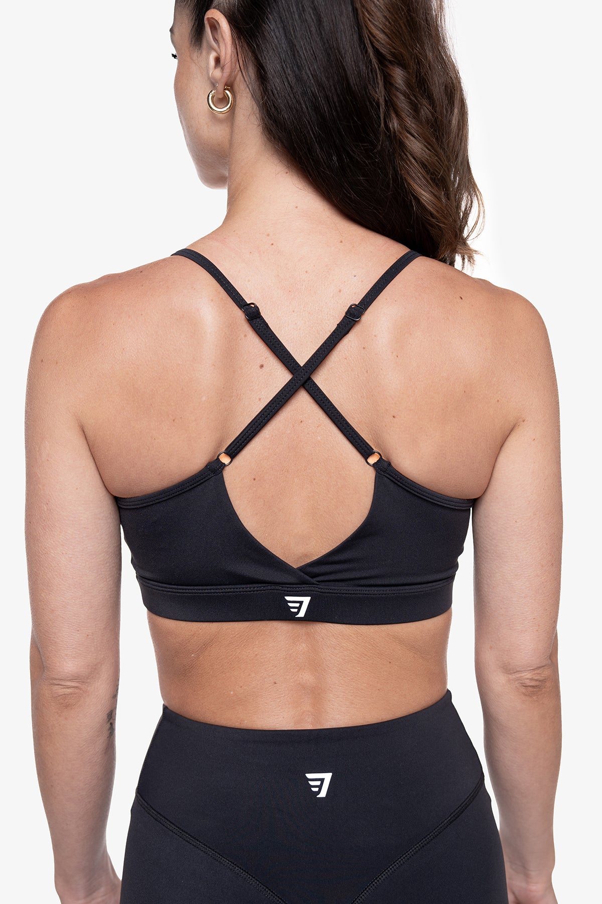 Brassière Crossed Ajustable - Black