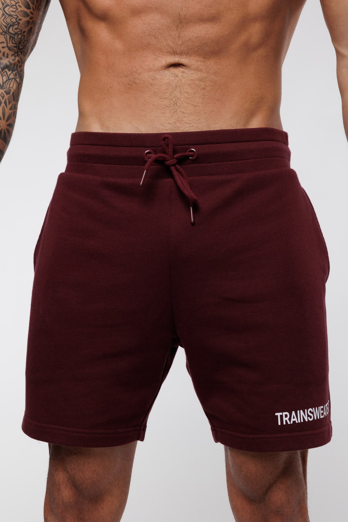 SWEATSHORT ESSENTIEL - RAISIN