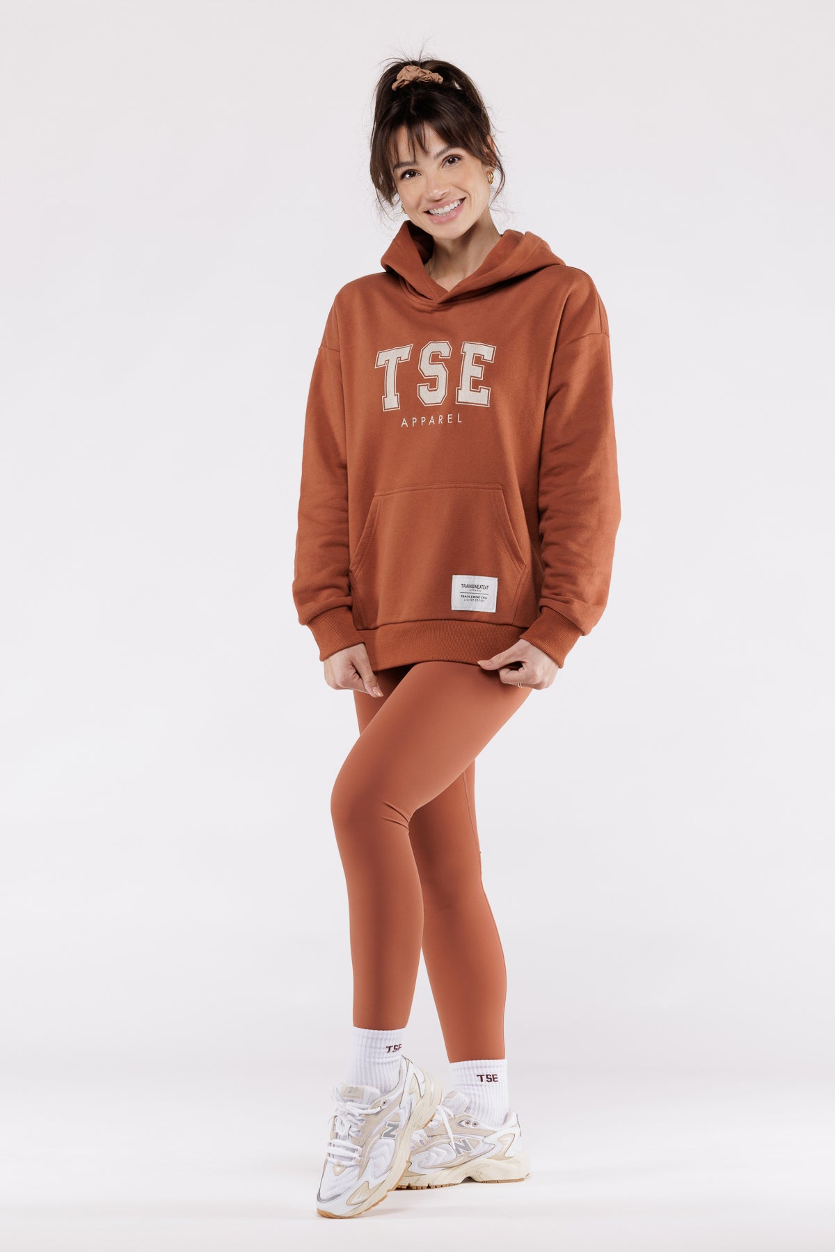 Hoodie Varsity - Caramel