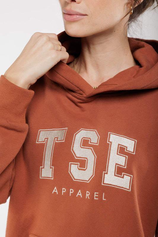 Hoodie Varsity - Caramel