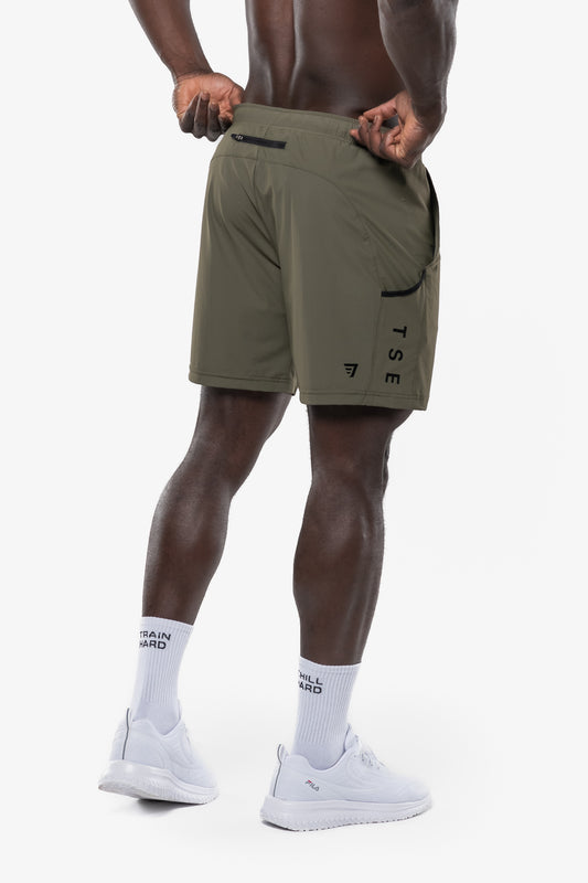 SHORT PERFORMANCE - COMBAT GREEN