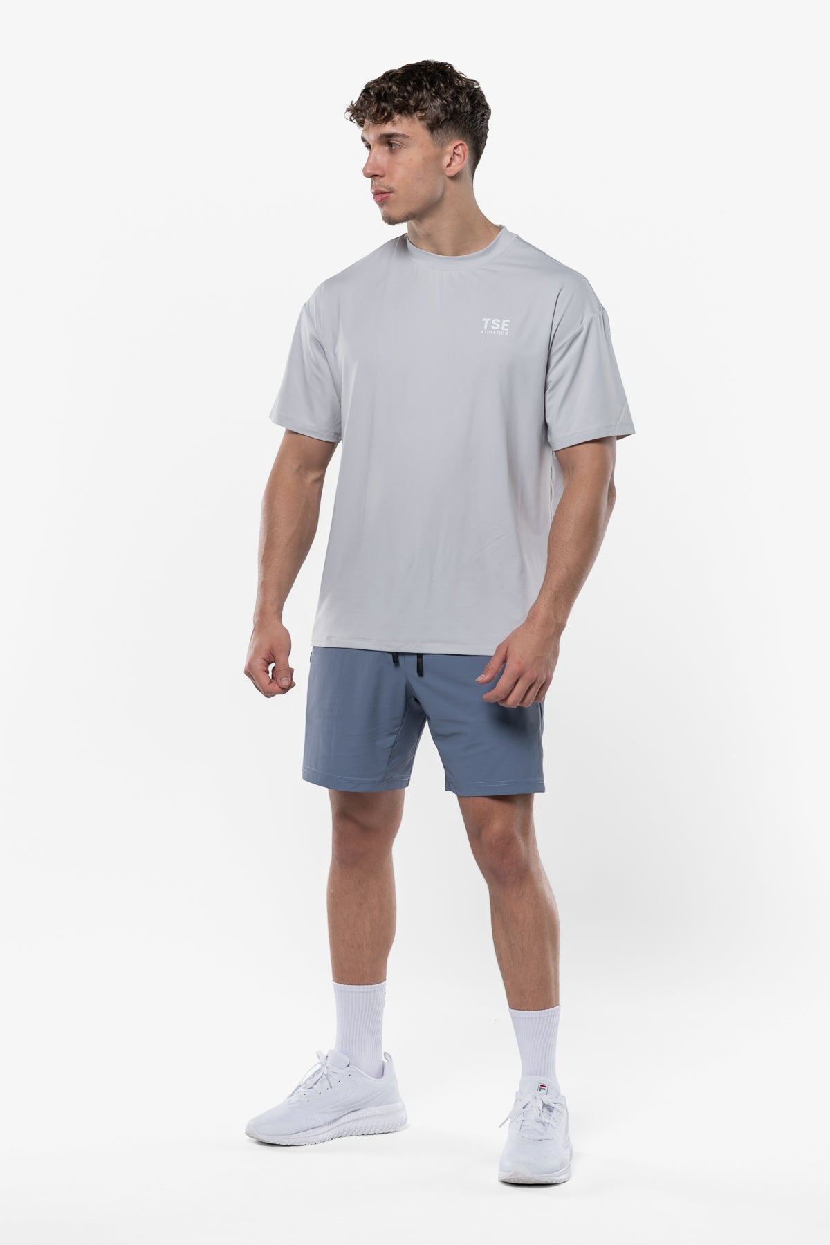 T-SHIRT OVERSIZE PERFORMANCE - ASH