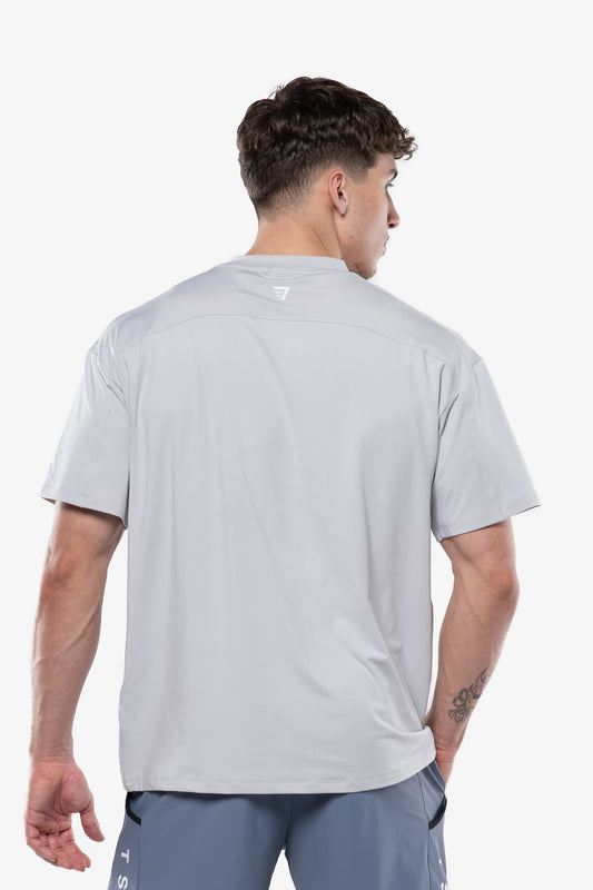 T-SHIRT OVERSIZE PERFORMANCE - ASH