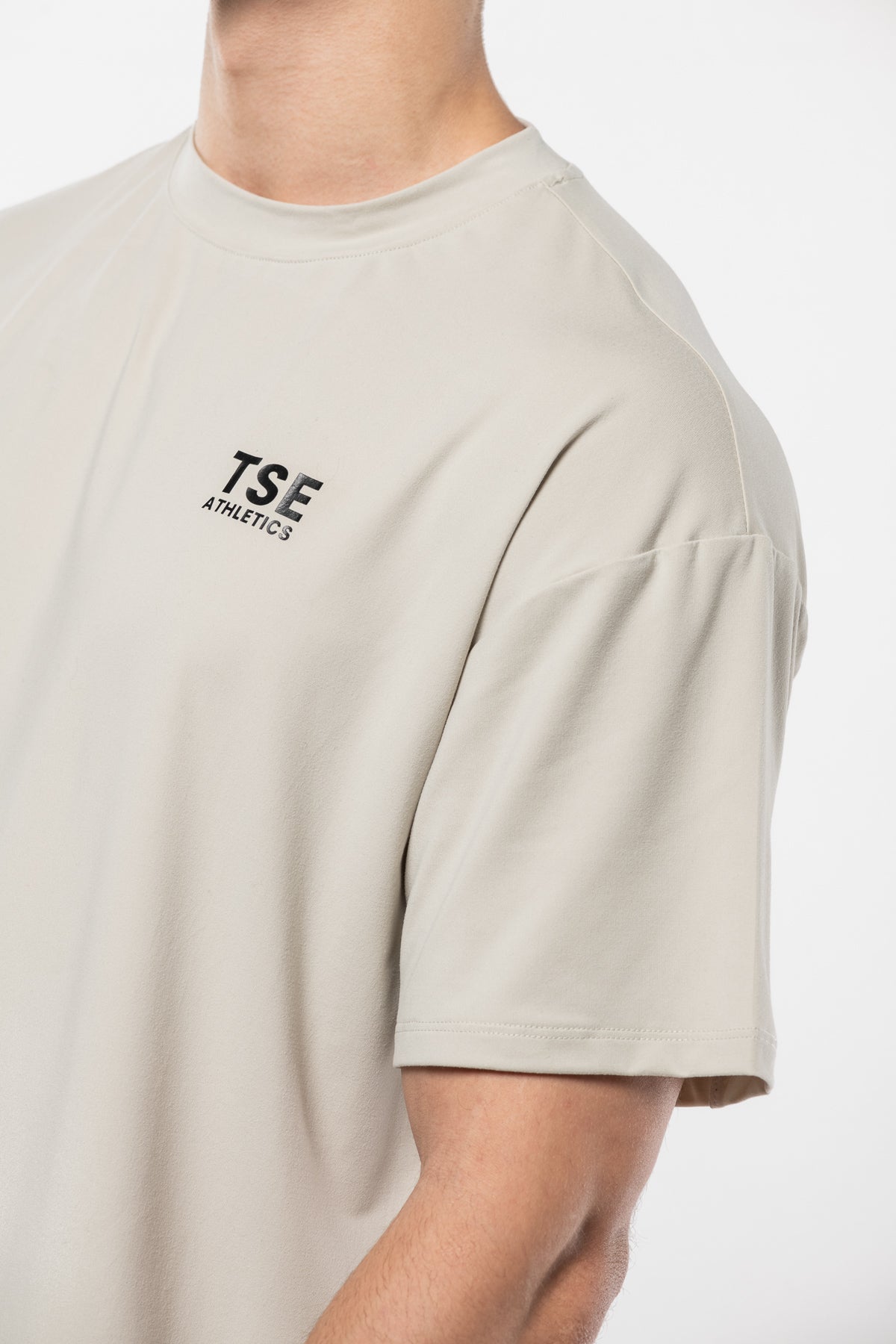 T-SHIRT OVERSIZE PERFORMANCE - BONE