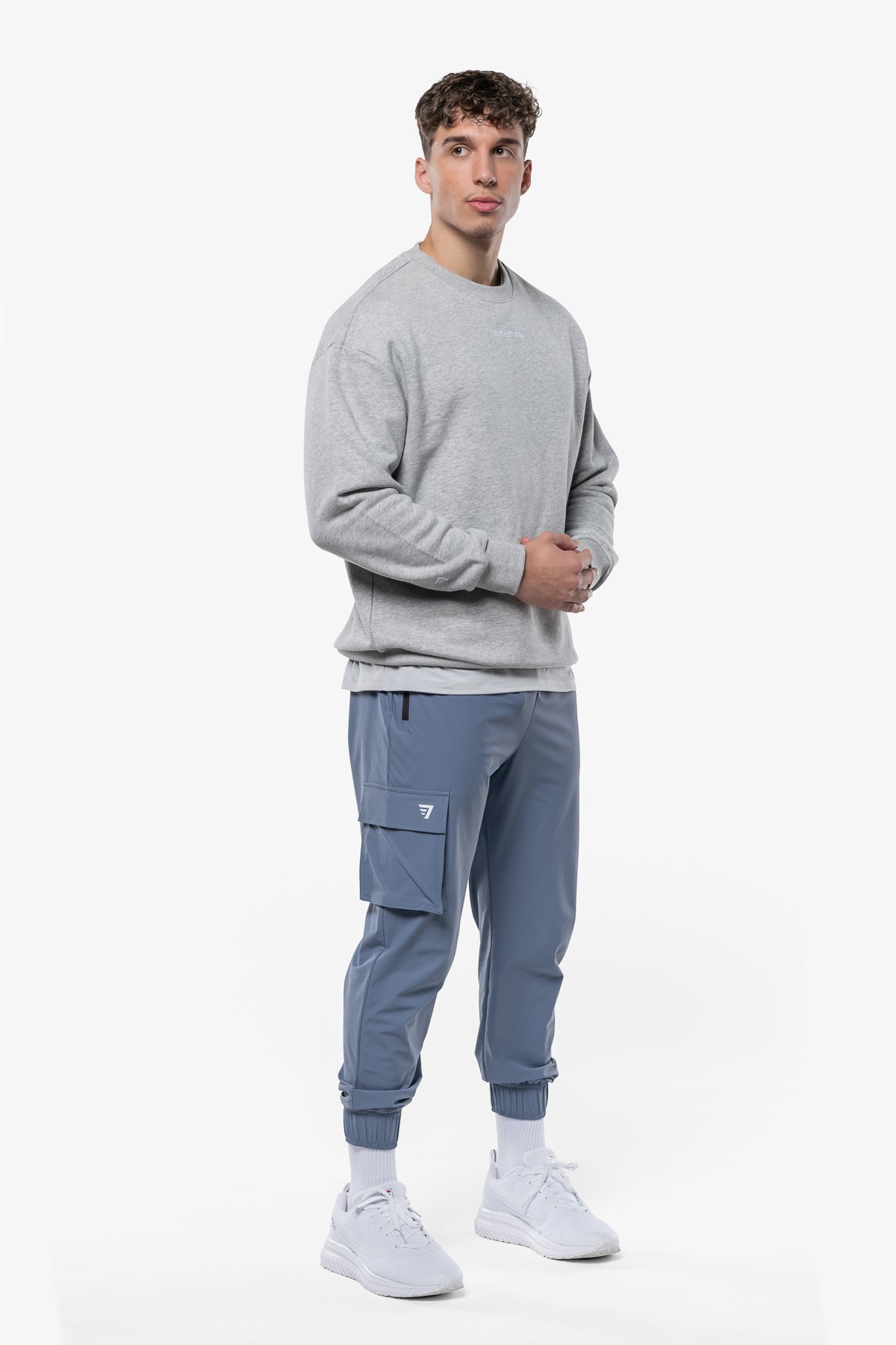 SWEAT MINIMAL OVERSIZED MANCHES LONGUES - FROST