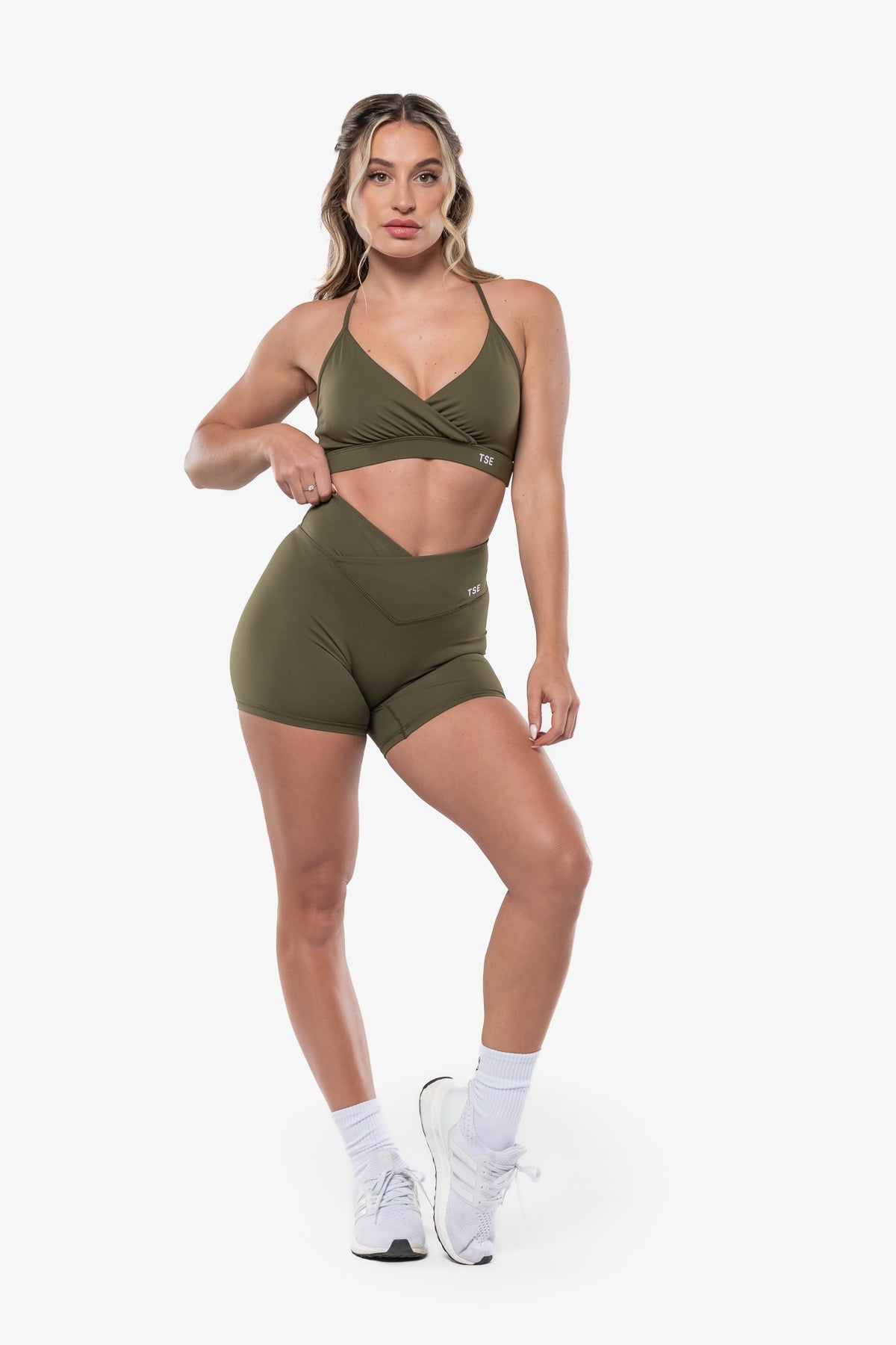 Short Crossed - Kaki