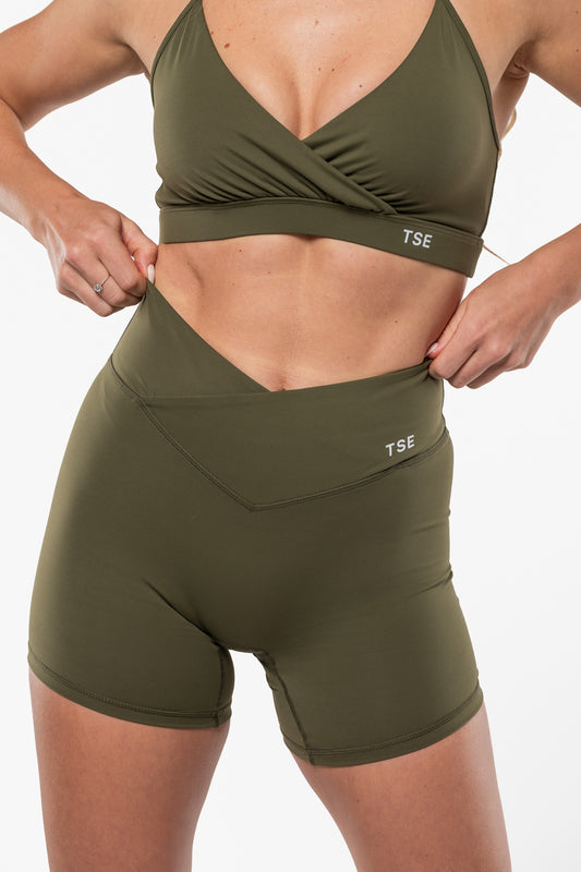 Short Crossed - Kaki