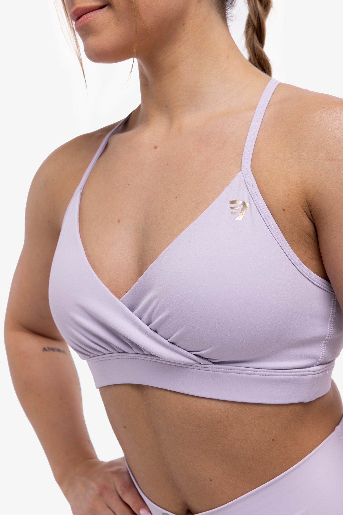 Brassière Crossed Ajustable - Lilac
