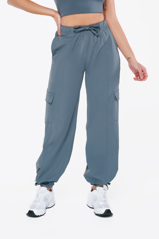 Pantalon Cargo - Blue Fog