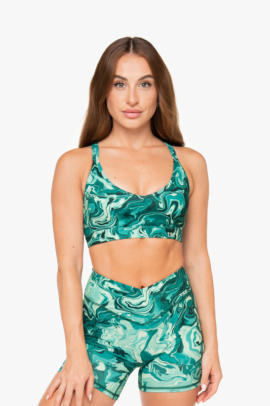 Brassière Contour 2.0 - Green Marble