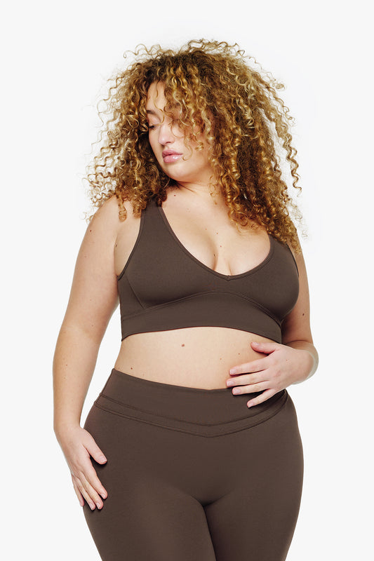 Brassière Crossed Back - Espresso