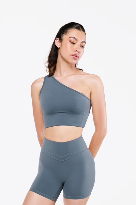 Top Asymétrique - Blue Fog