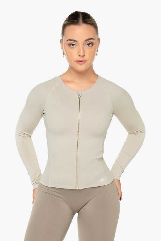 Veste ZipTech - Nude
