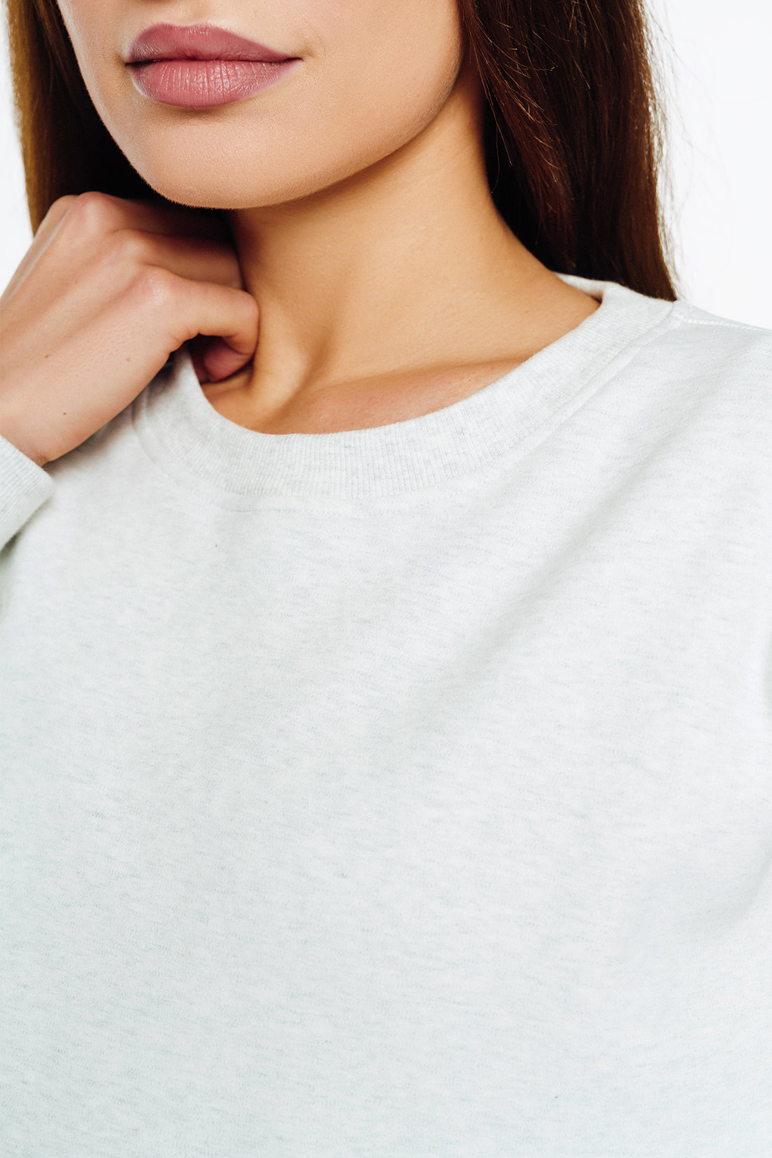 Sweatshirt Fleece - Silver Mist