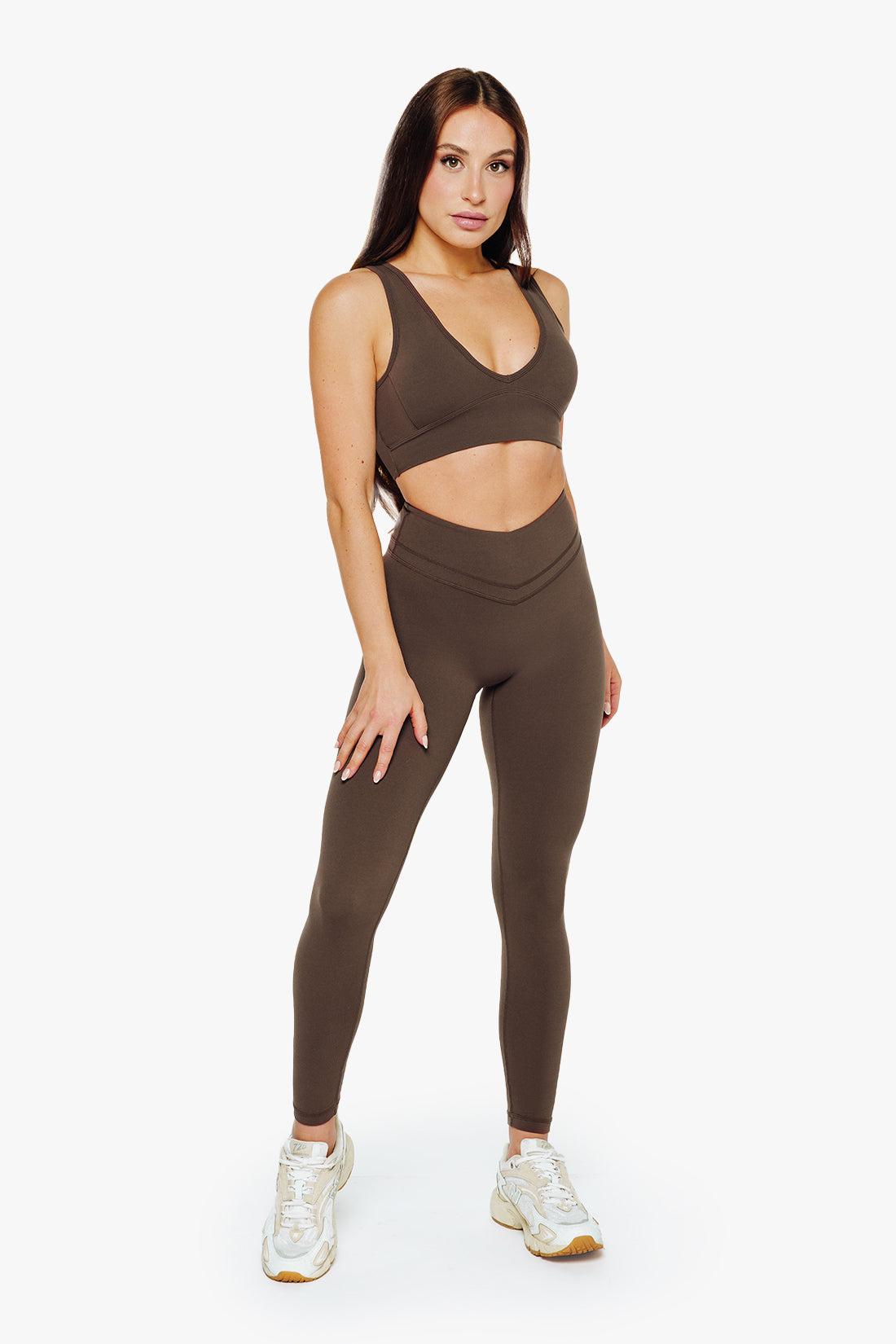 Brassière Crossed Back - Espresso