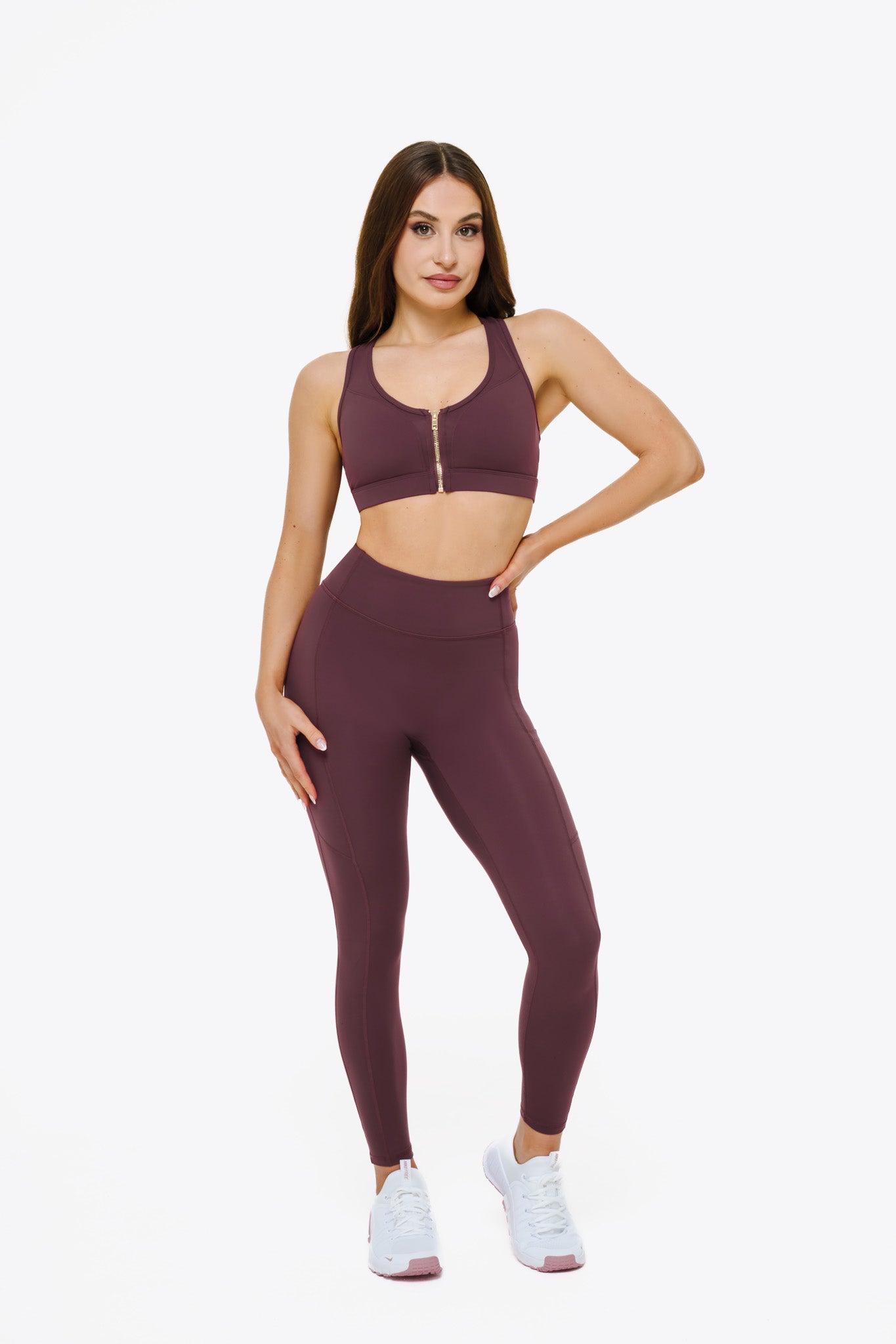 Brassière ZipTech - Dark Cherry