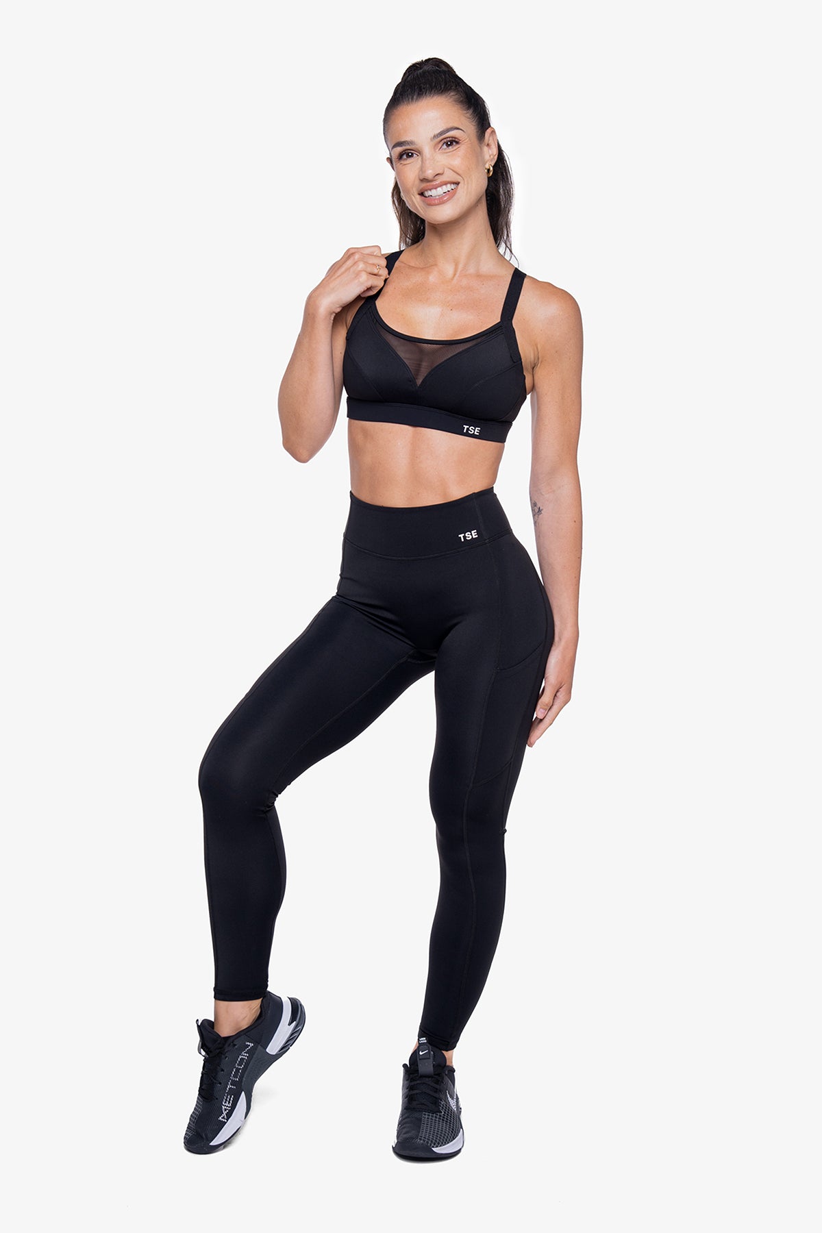 Brassière Power Mesh - Black