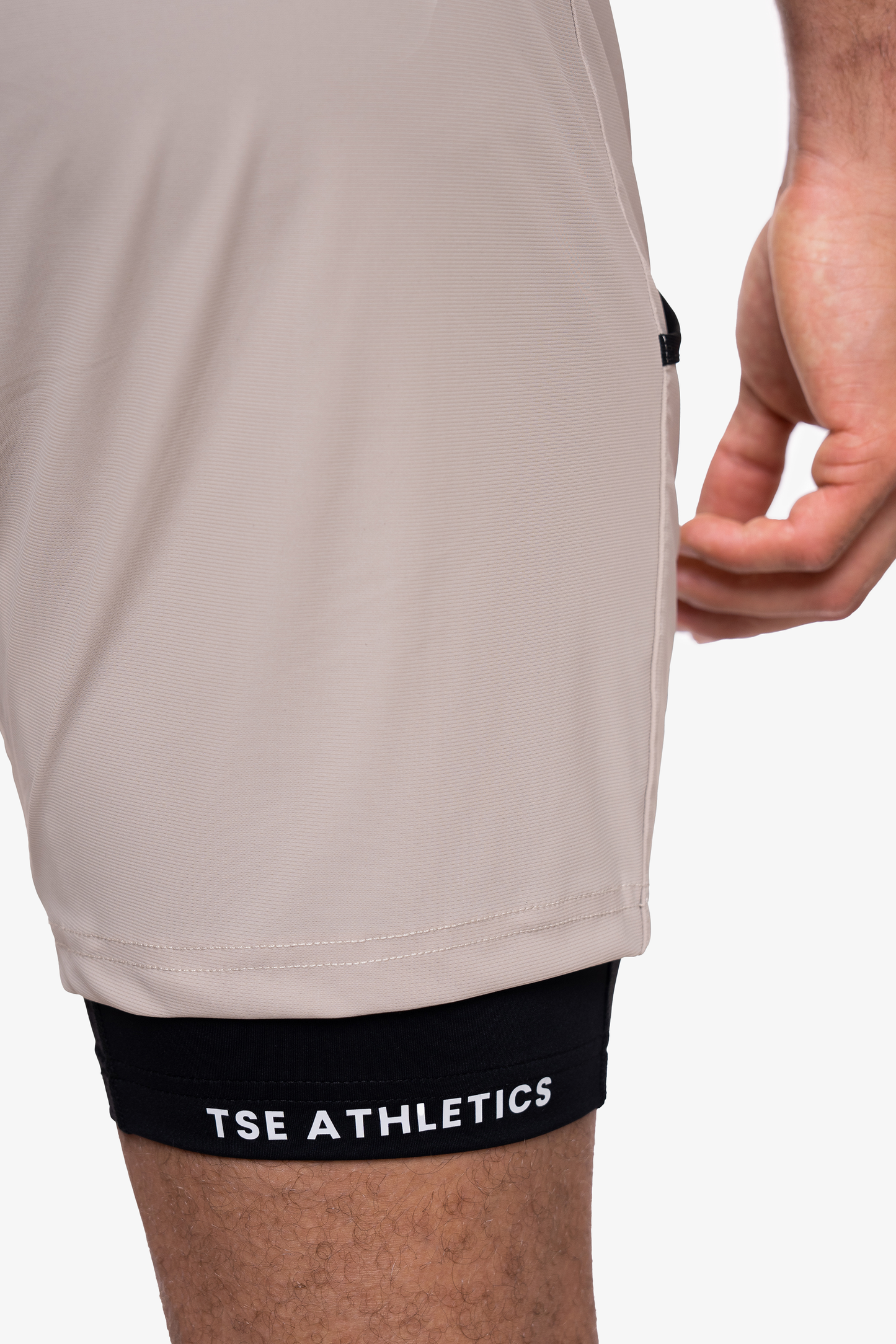 LINER SHORT PERFORMANCE - LIGHT SAND