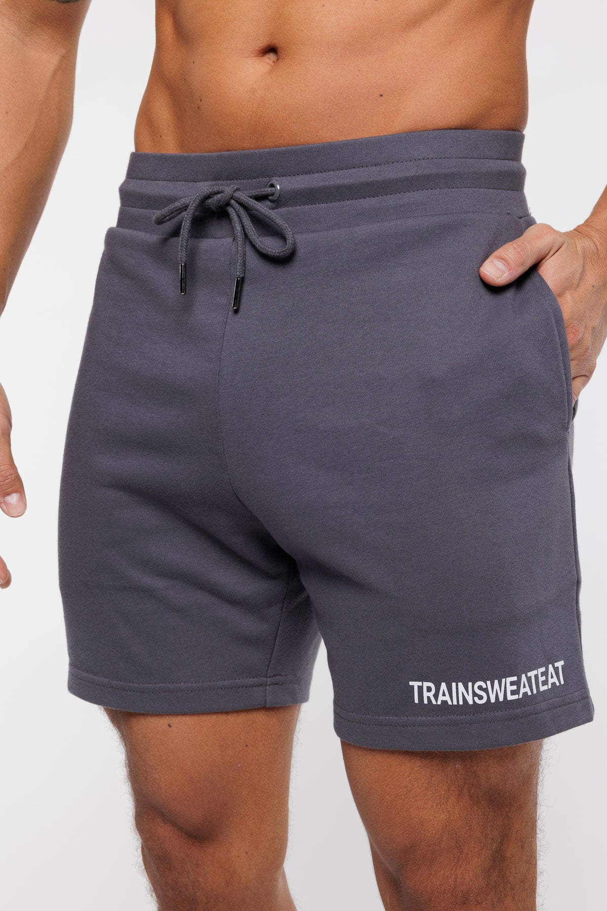 SWEATSHORT ESSENTIEL - ANTHRACITE