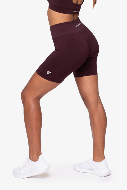 SHORT ESSENCE 15 CM SEAMLESS - CRANBERRY