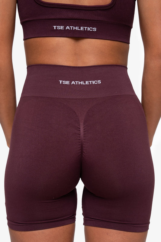 SHORT ESSENCE 15 CM SEAMLESS - CRANBERRY