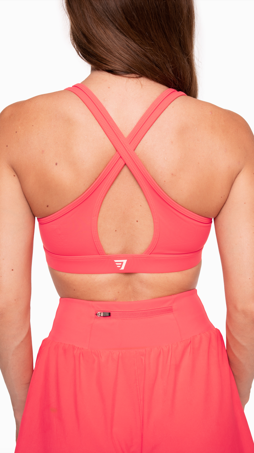 Brassière ZipTech - Papaya