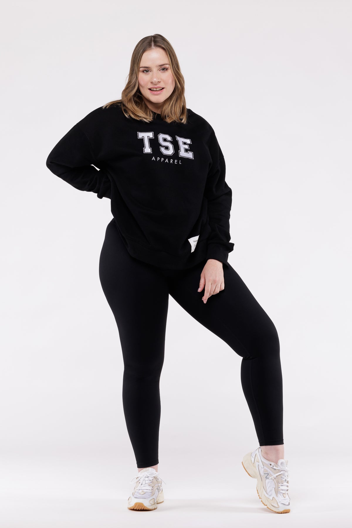 Sweatshirt Varsity  - Black