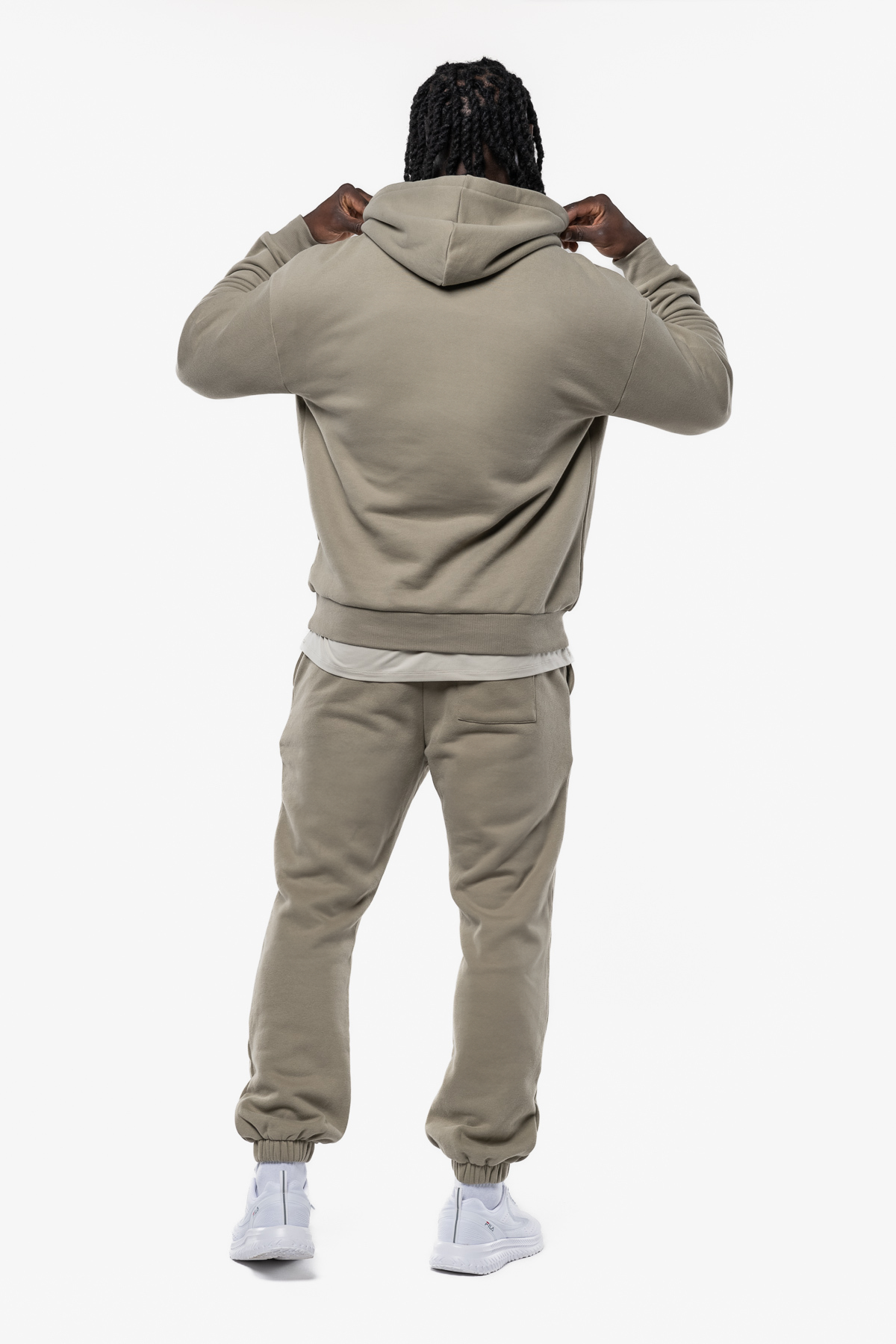 HOODIE MINIMAL OVERSIZED - MIST