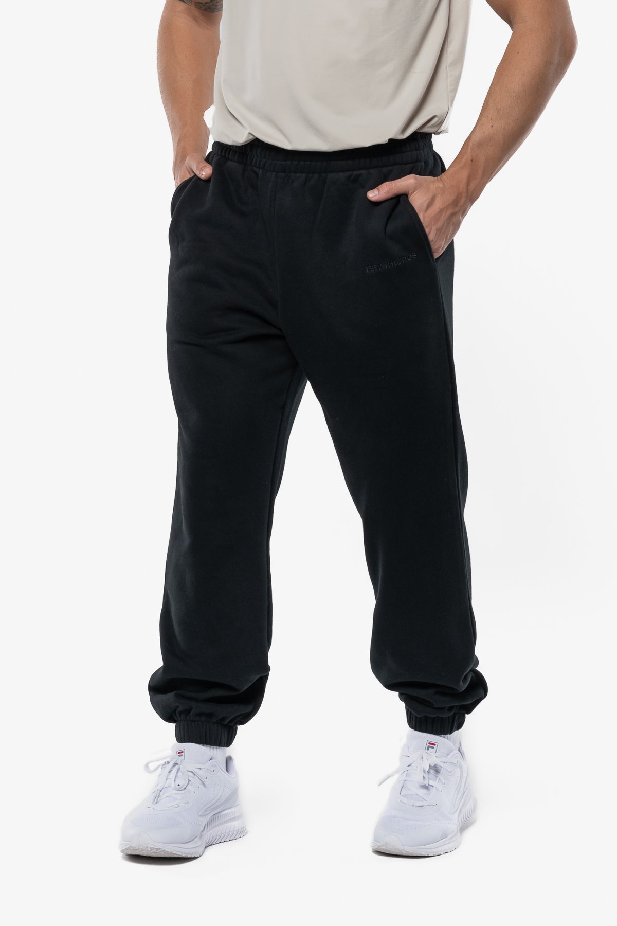 JOGGER MINIMAL LOOSEFIT - BLACK