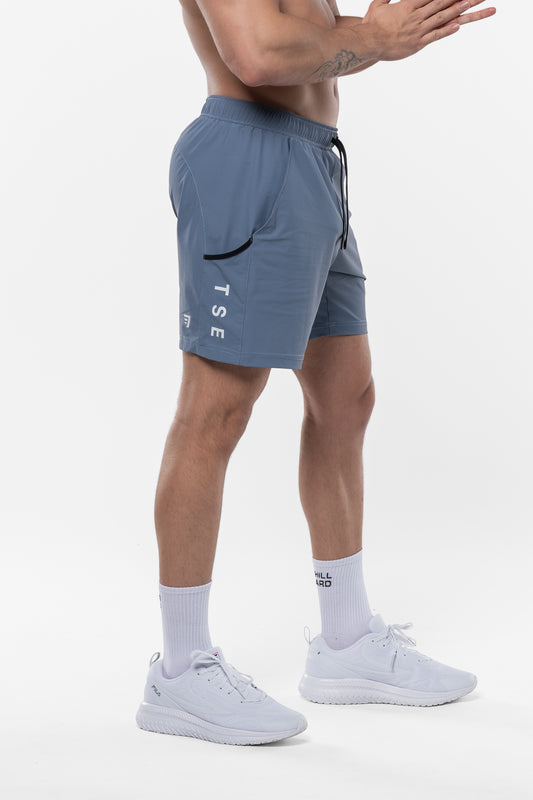 SHORT PERFORMANCE - DENIM