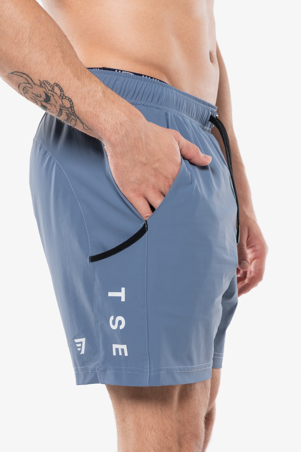 SHORT PERFORMANCE - DENIM