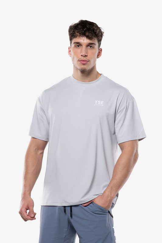 T-SHIRT OVERSIZE PERFORMANCE - ASH