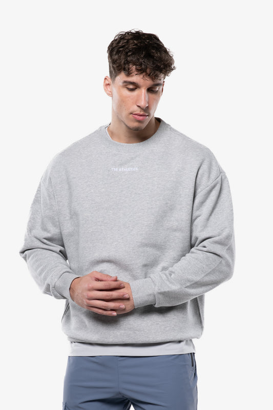 SWEAT MINIMAL OVERSIZED MANCHES LONGUES - FROST