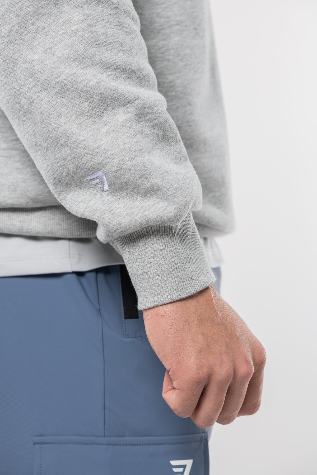 SWEAT MINIMAL OVERSIZED MANCHES LONGUES - FROST