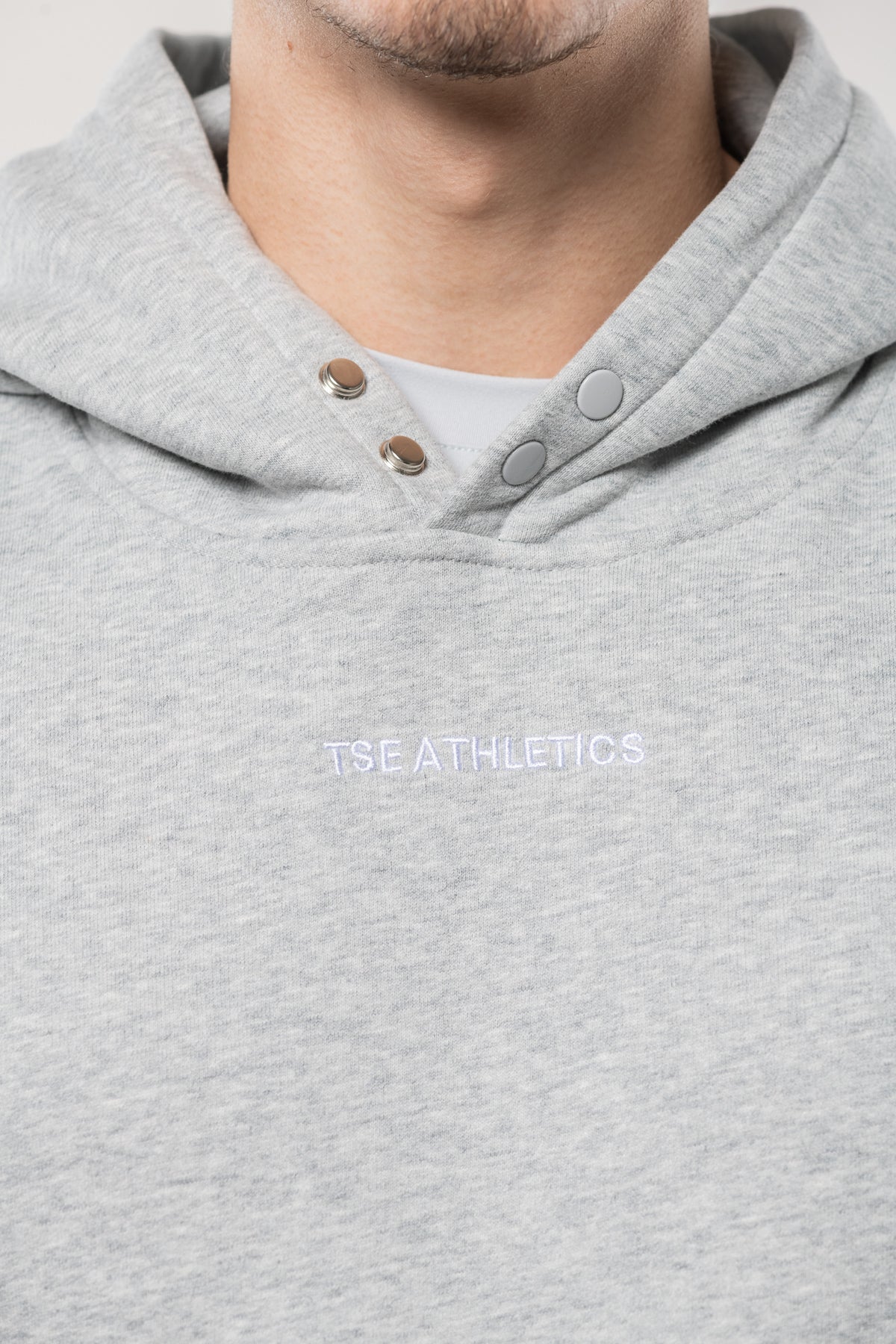HOODIE MINIMAL OVERSIZED - FROST