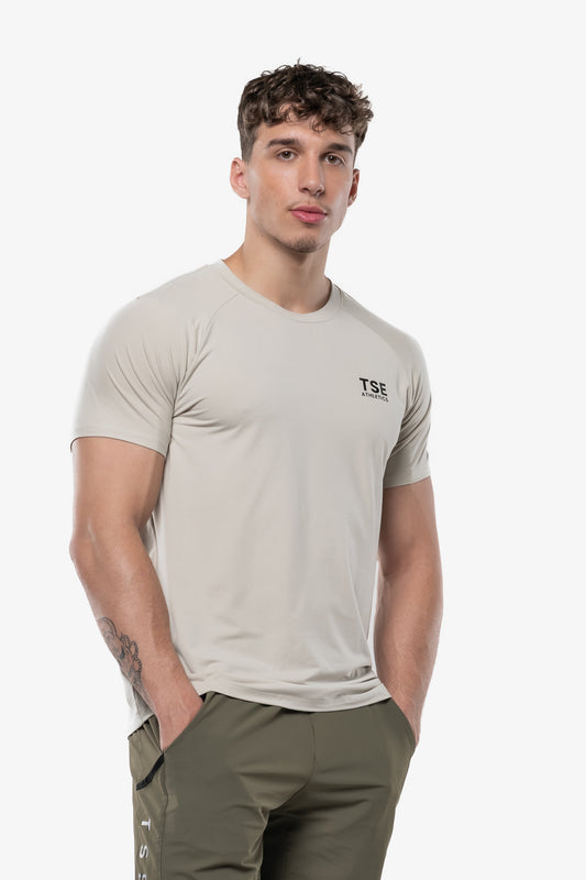 T-SHIRT RAGLAN PERFORMANCE - BONE